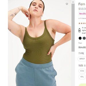 Girlfriend Collective Coco Scoop Bodysuit
